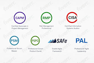 help you with pmp, capm, rmp, cisa, cisco, and scrum certifications