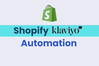 create shopify klaviyo email marketing automation flows