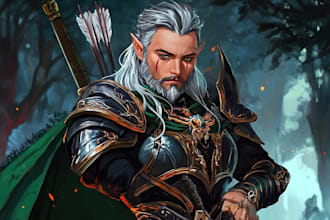 design a  dnd character art and dnd character art