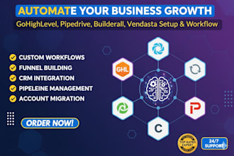 build gohighlevel simvoly builderall vendasta pipedrive agile close automation