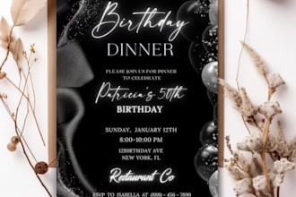 do invitation design birthday invitation wedding invitation digital invitation