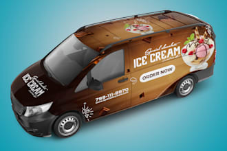 do vehicle wrap design, car wrap design, van wrap design, vehicle wrap, van wrap