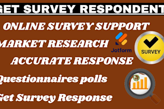distribute and fill online survey