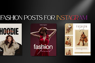 design professional posts for your clothing brand