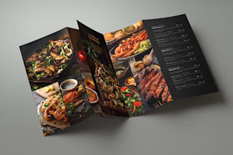 do restaurant menu design and fast food pizza burgers