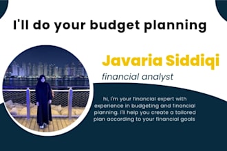 do your budget planning
