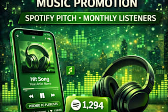 do organic spotify music promotion spotify pitch monthly listeners