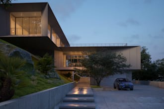 create photorealistic exterior rendering for real estate