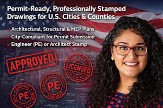 pe stamp, architectural, structural permit drawings for alabama alaska arizona