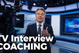 tv interview coaching with media appearance prep