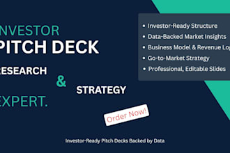 create a professional investor pitch deck