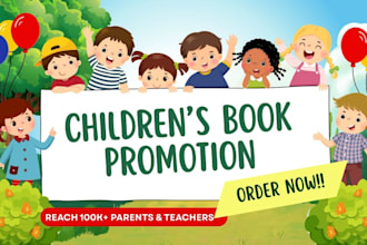 do children book promotion and marketing for kids books