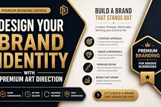 design your brand identity with premium art direction