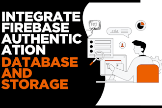 integrate firebase authentication database and storage in web apps and web