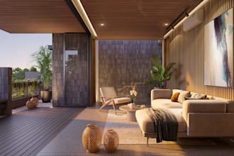create photorealistic interior rendering for real estate
