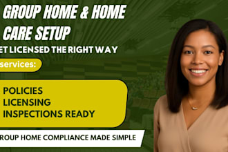 set up your group home business with licensing and compliance documents