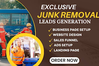 junk removal leads junk removal website google ads  hauling junk removal leads