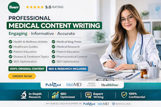 do medical content writing