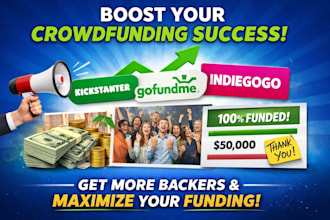 do crowdfunding campaign promotion on kickstarter gofundme indiegogo
