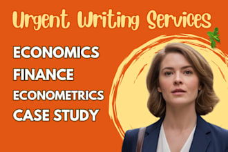 write urgent economics,essay, finance, human resource, project management