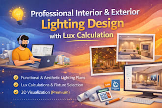 create lighting design interior exterior architectural do lux calculation