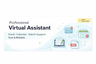 be your virtual assistant for email and calendar management