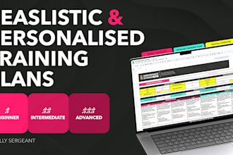 create personalised marathon training plan for busy runners