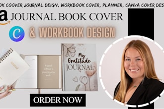 do journal design, planner journal, ebook design , paperback formatting