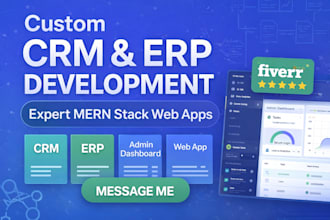 build custom CRM erp or management systems
