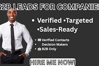 generate verified leads for videographers and video production companies