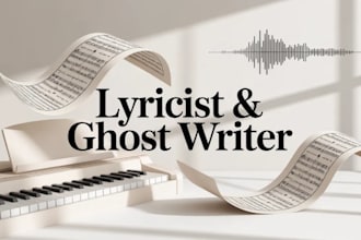 write custom song lyrics and ghostwrite pro songs