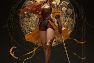 do fantasy characters or fantasy illustration