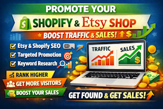 promote shopify etsy shop shopify etsy SEO shopify marketing to boost etsy sales