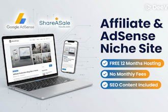 build a done for you affiliate marketing website with seo articles