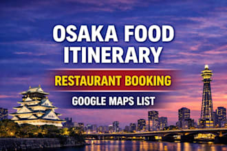 book osaka restaurants and plan your food itinerary