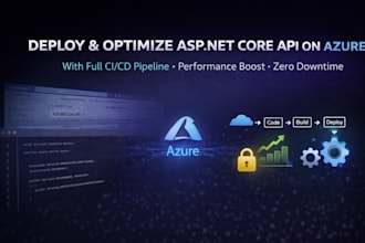 deploy and optimize your asp dot net core API on azure with ci cd