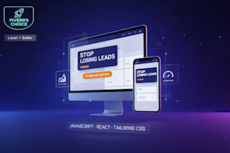design and develop a responsive landing page for lead generation and sales