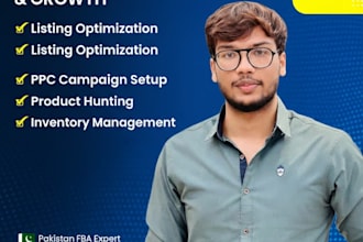 be your expert amazon fba virtual assistant for sales growth and account