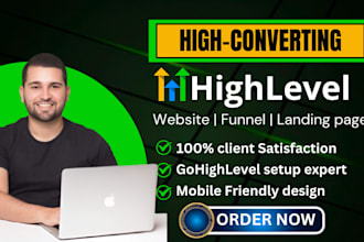 do gohighlevel website ghl landing page go high level sales funnel expert