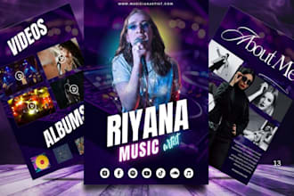 design press kit epk, music epk, dj press kit, one sheet, singers djs, media kit