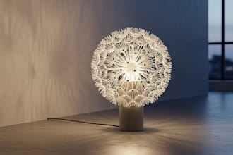 do 3d lamp, 3d chandelier  modelling and render design