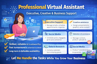 be personal virtual assistance executive assistant creative virtual assistant