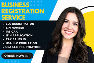register US llc for non residents with ein, registered agent and address