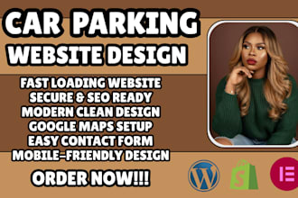 car parking website, parking service website, parking lot website, car park