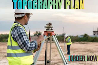 prepare topographic, site plans, subdivision and cadastral maps