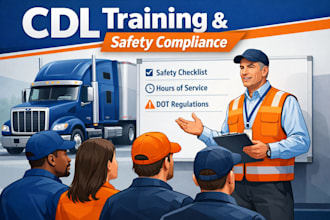 create cdl training course, safety compliance manual, ebook and presentation