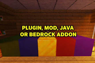 create minecraft plugin, fabric or forge mod and addon