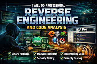 do professional reverse engineering and code analysis