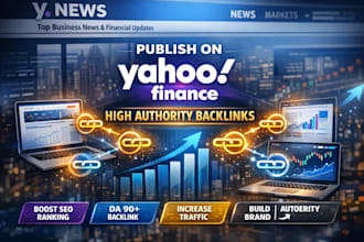 publish your backlinks on yahoo finance site