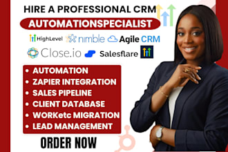gohighlevel suitedash nimble agile crm close io workflows automation salesflare